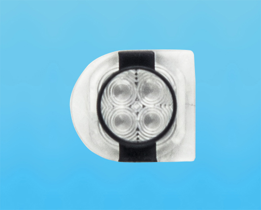 Flashing lampshade with four lights