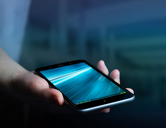 Mobile phone protective film application case